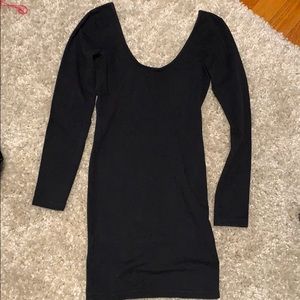 American apparel open back long sleeve dress